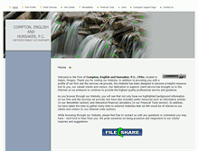 Tablet Screenshot of cehcpa.com